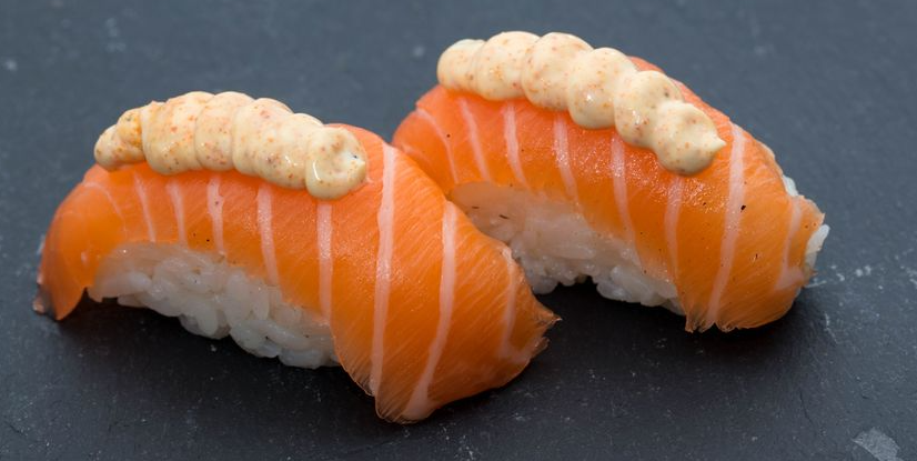 Spicy salmon Sushi